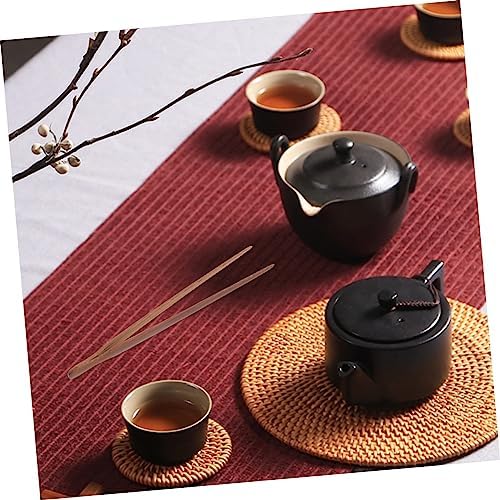 IMIKEYA Elegant Bamboo Tea Ceremony Clamp Multi-Purpose Cooking Tool