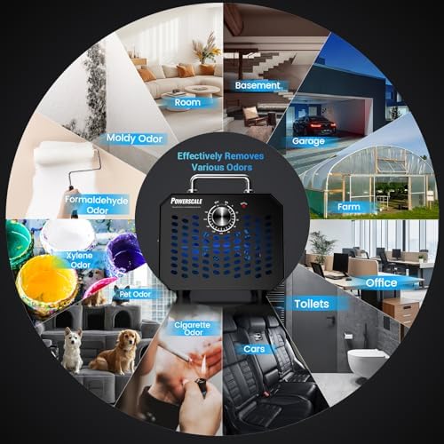 PowerScale Ozone Generator 60000 mg H Black