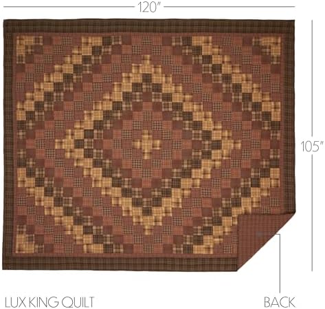 VHC Brands Prescott Patchwork King Quilt 110x97