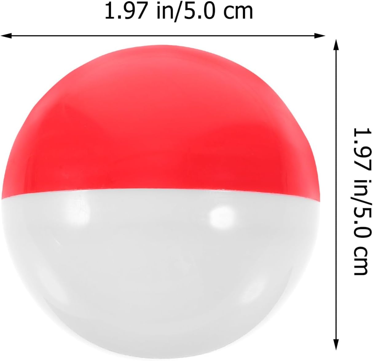 50pcs Empty Plastic Fillable Balls for Candy Molds and Party Favors