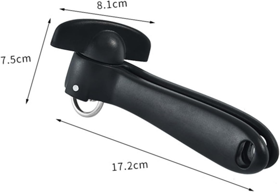 FUNOMOCYA Multi-Functional Can Opener Black ABS