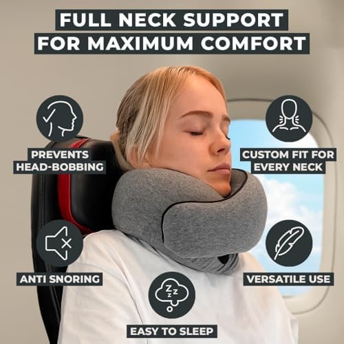 FlyHugz Neck Travel Pillow for Comfort