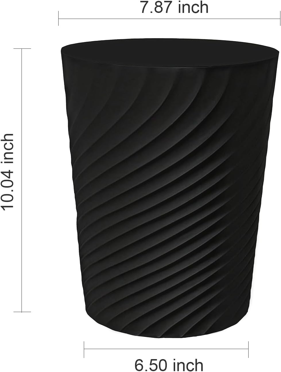 DAJITRE 18 Gallon Slim Trash Can with Recycling Lid