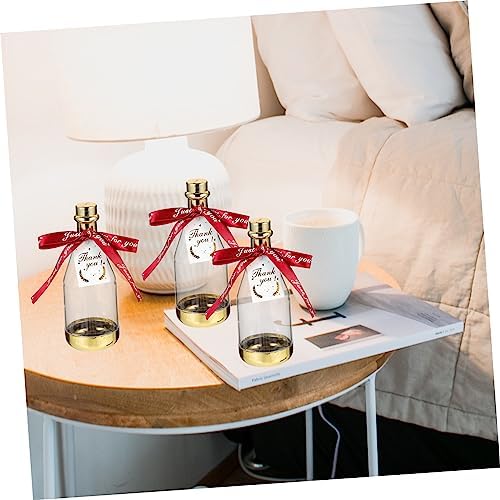 PRETYZOOM 6pc Bottle Shaped Candy Containers for Wedding and Party