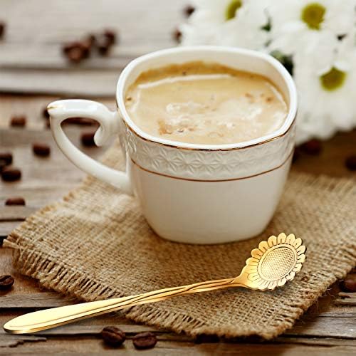 Chengu 8 Piece Flower Tea Coffee Spoons Set