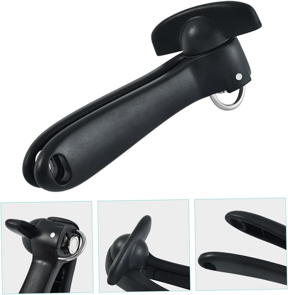 FUNOMOCYA Multi-Functional Can Opener Black ABS