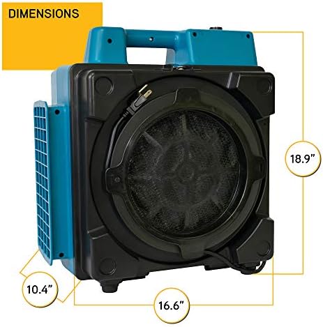 XPOWER X-2580 13HP 550 CFM Air Mover Floor Fan