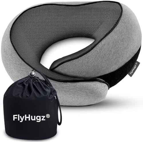 FlyHugz Neck Travel Pillow for Comfort