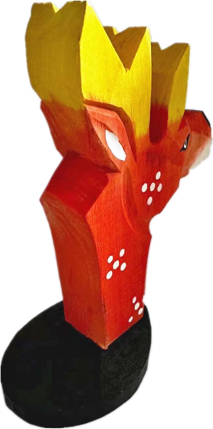 Tang Song Creative Elk Wood Sculpture Eyeglass Holder