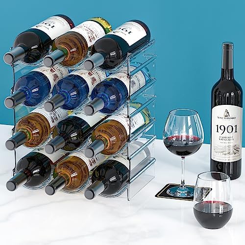 Benaep 4 Tier Plastic Bottle Organizer with 12 Containers