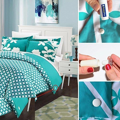 Clear Magnetic Duvet Clips with Key for Easy Removal