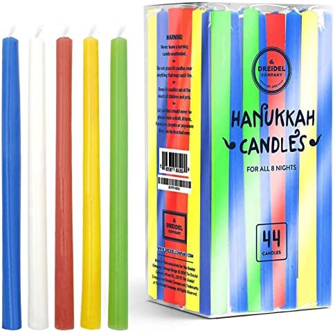 The Dreidel Company Hanukkah Menorah Candles 8 Nights