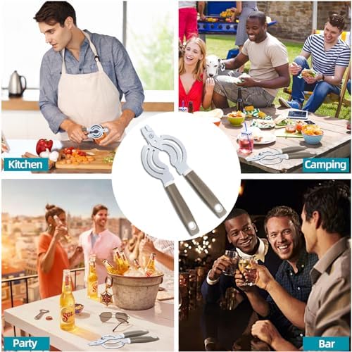 Stainless Steel Jar Opener for Seniors with Arthritis