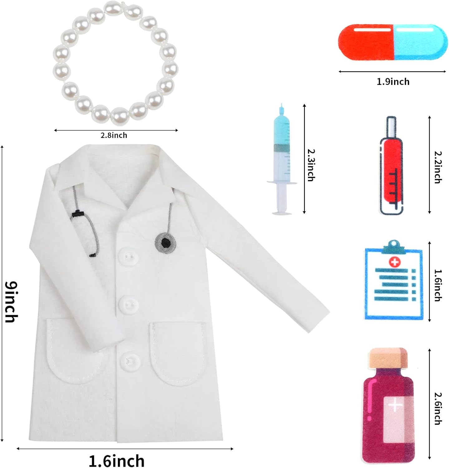 LOMIMOS Doctor White Wine Cover with Accessories
