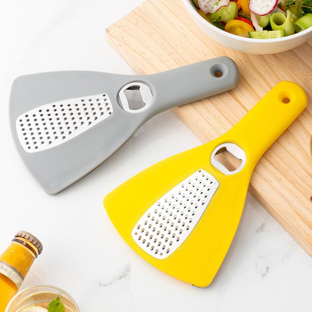 Luxshiny 2pcs 3 in 1 Can Opener Jar Opener Cheese Grater