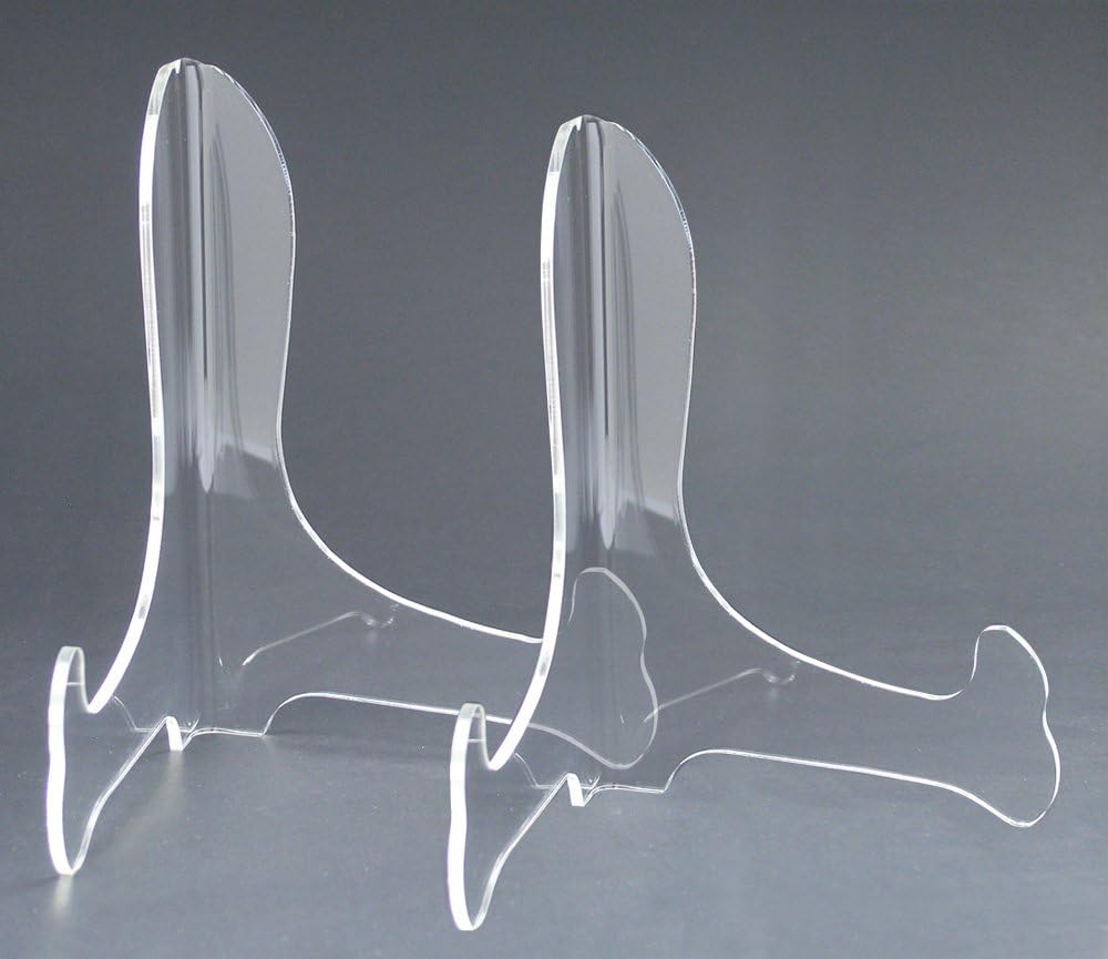 BANBERRY DESIGNS Clear Acrylic Easels Set of 2