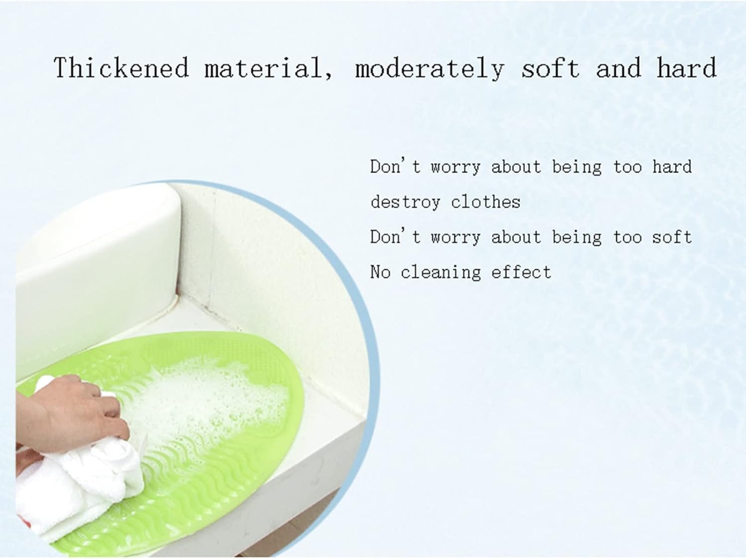 DCFV Foldable Washing Board with Suction Cups and Hanging Hole