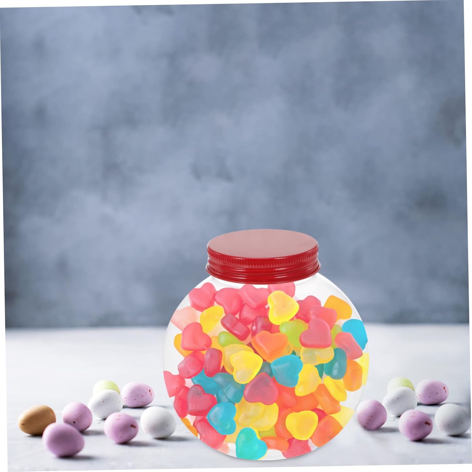 5pcs Christmas Shaped Candy Storage Jars with Seal Lids