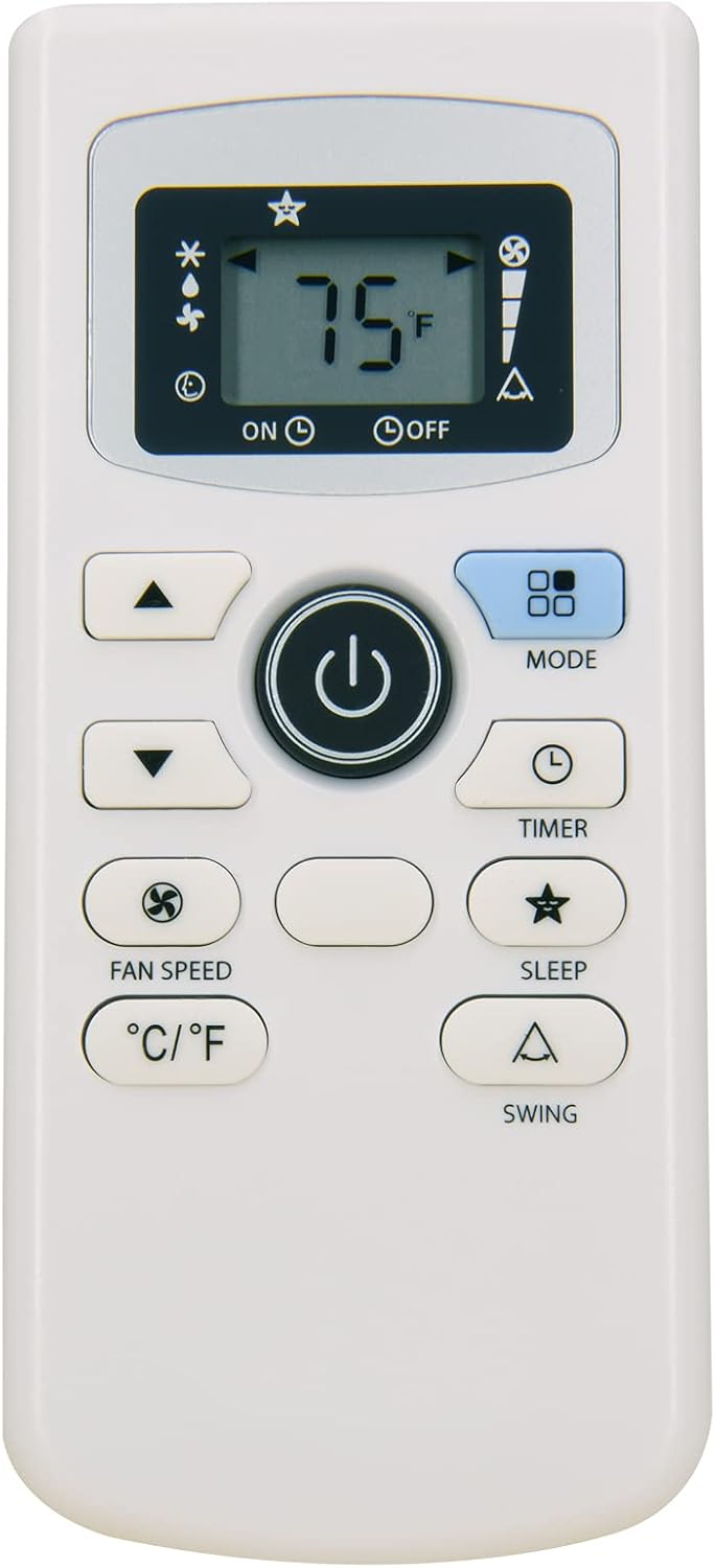 RCECAOSHAN Replacement for Black Decker Air Conditioner Remote Control