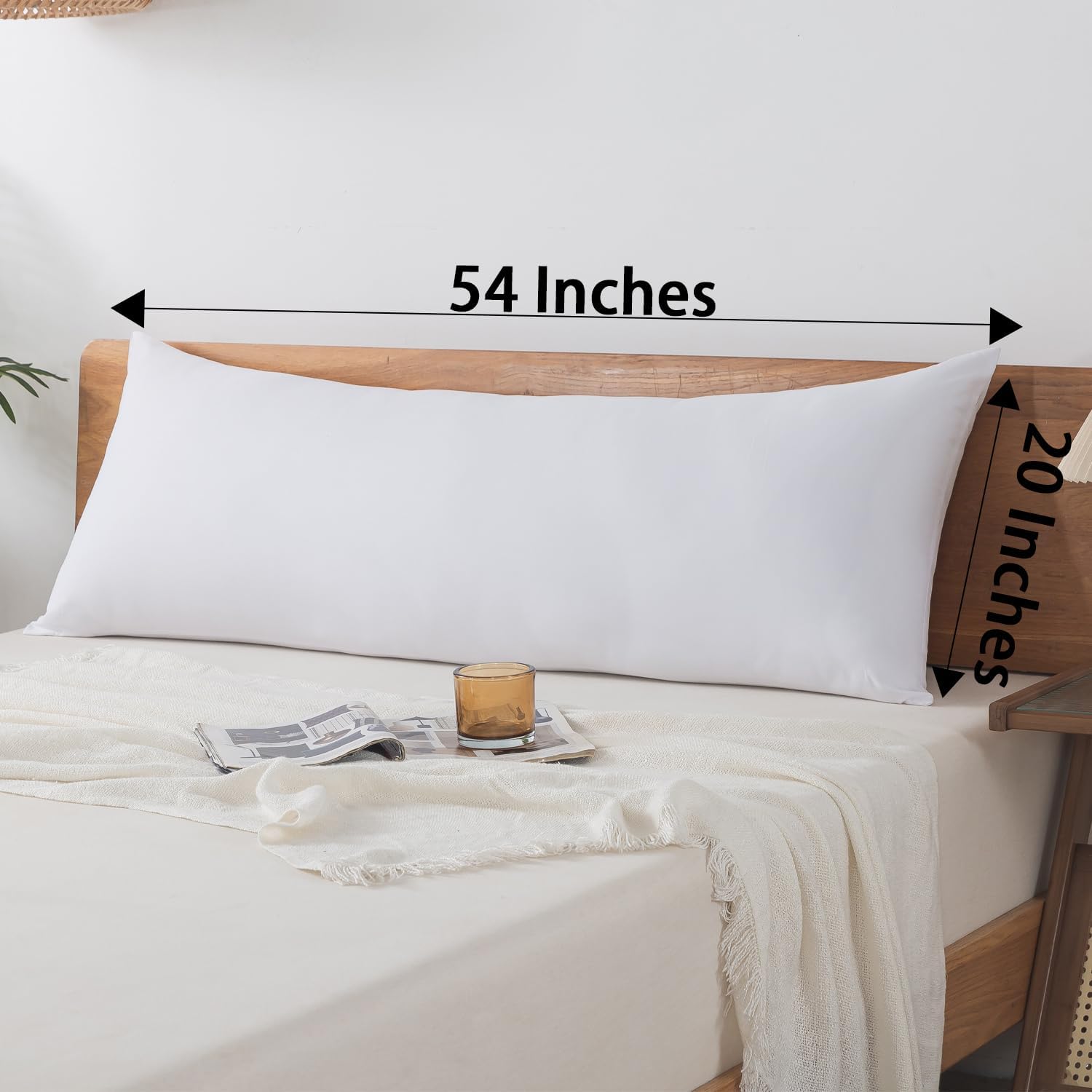 BedTreat Full Body Pillow Insert for Adults - Soft and Fluffy