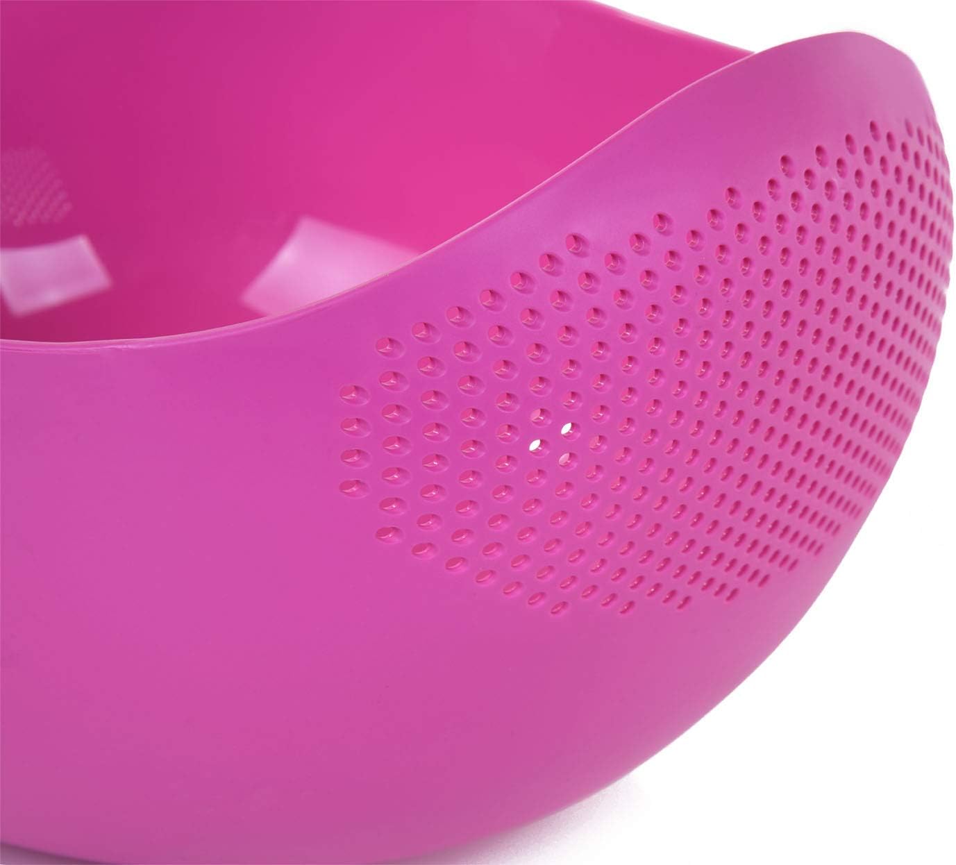 Mintra Home Rice Colander Fuchsia - 12 Inch Strainer