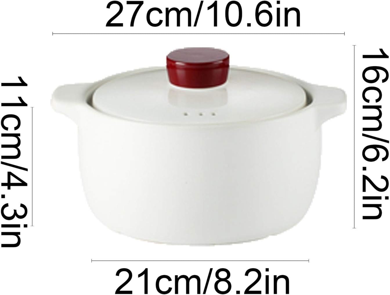 SISWIM Soup Pot Stockpot with Lid 28L Casserole