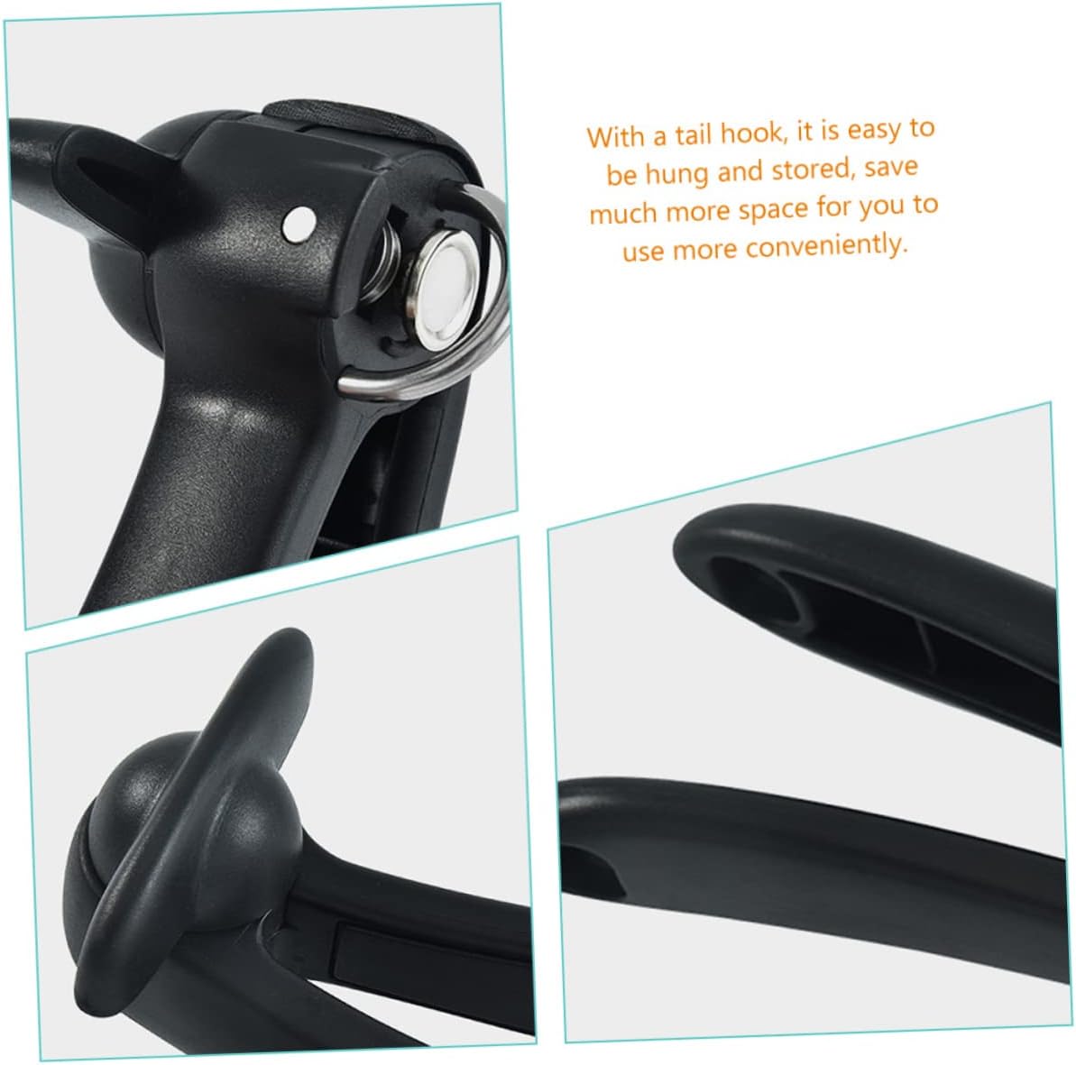 FUNOMOCYA Multi-Functional Can Opener Black ABS