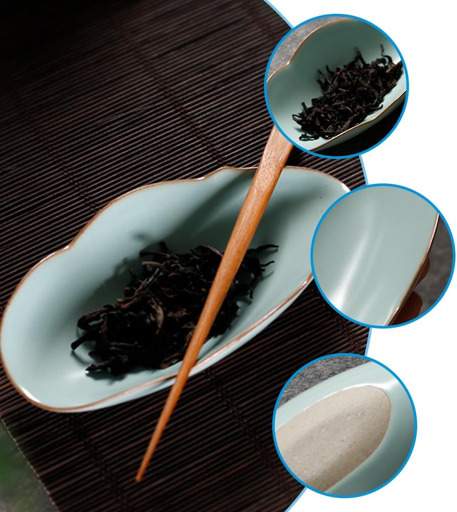 NUOBESTY Bamboo Tea Scoop Set for Gong Fu Ceremony