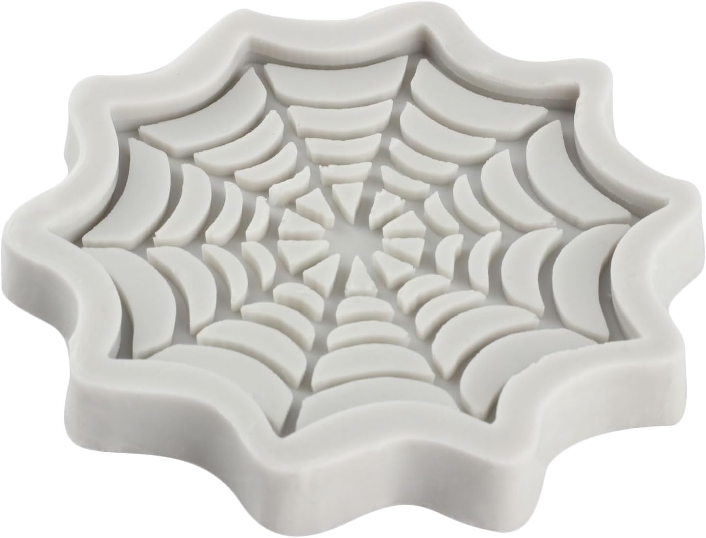 Spider Web Silicone Fondant Mold for Cake Decor