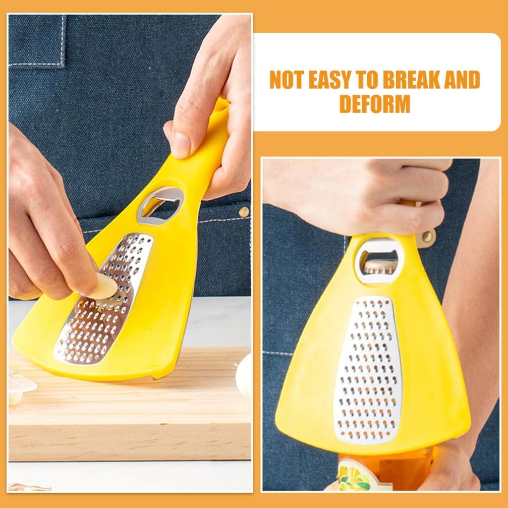 Luxshiny 2pcs 3 in 1 Can Opener Jar Opener Cheese Grater