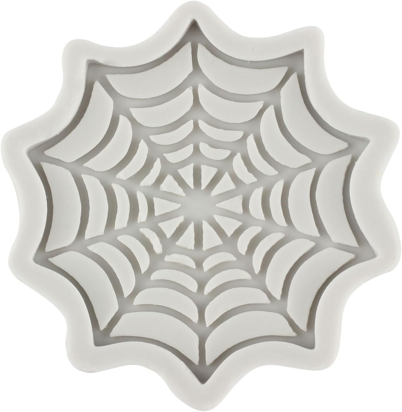 Spider Web Silicone Fondant Mold for Cake Decor