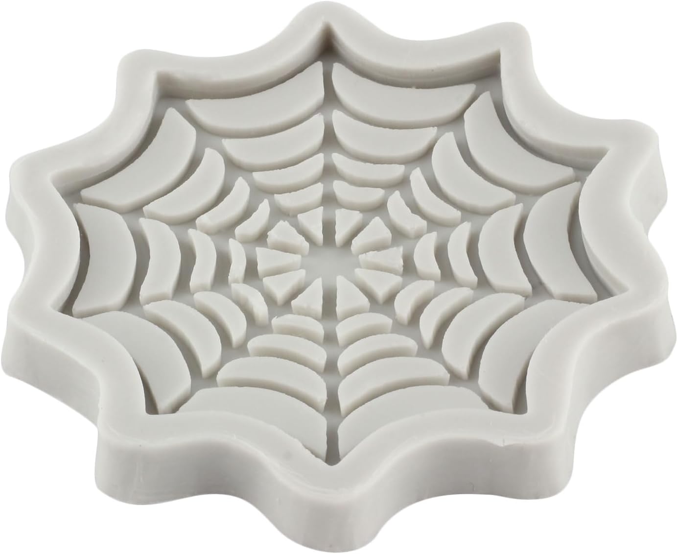 Spider Web Silicone Fondant Mold for Cake Decor