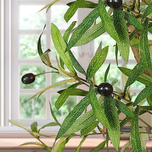 7ft Faux Olive Tree for Home Office Decor