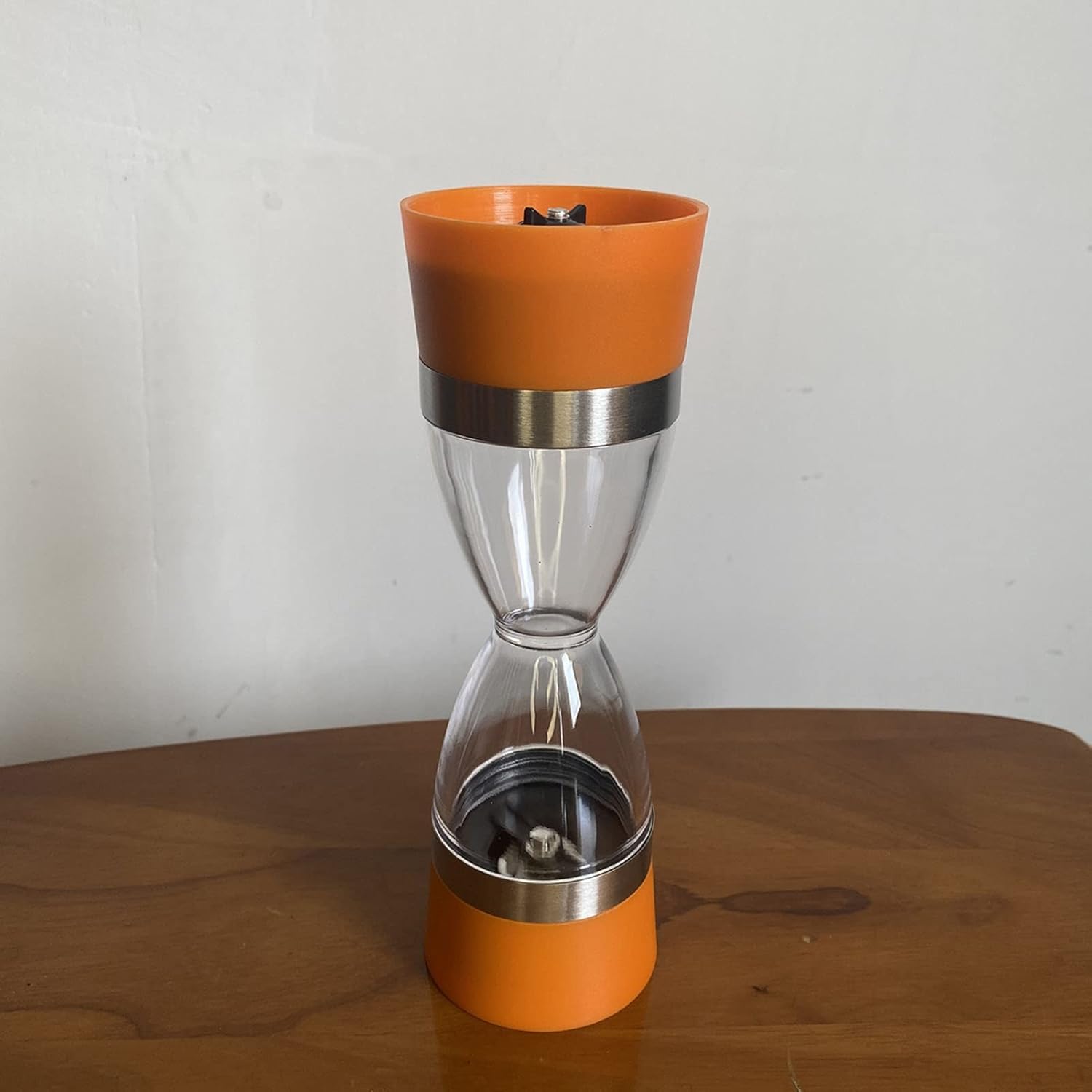 Salt and Pepper Mill Grinder Set 2 in 1 Double Head Refillable
