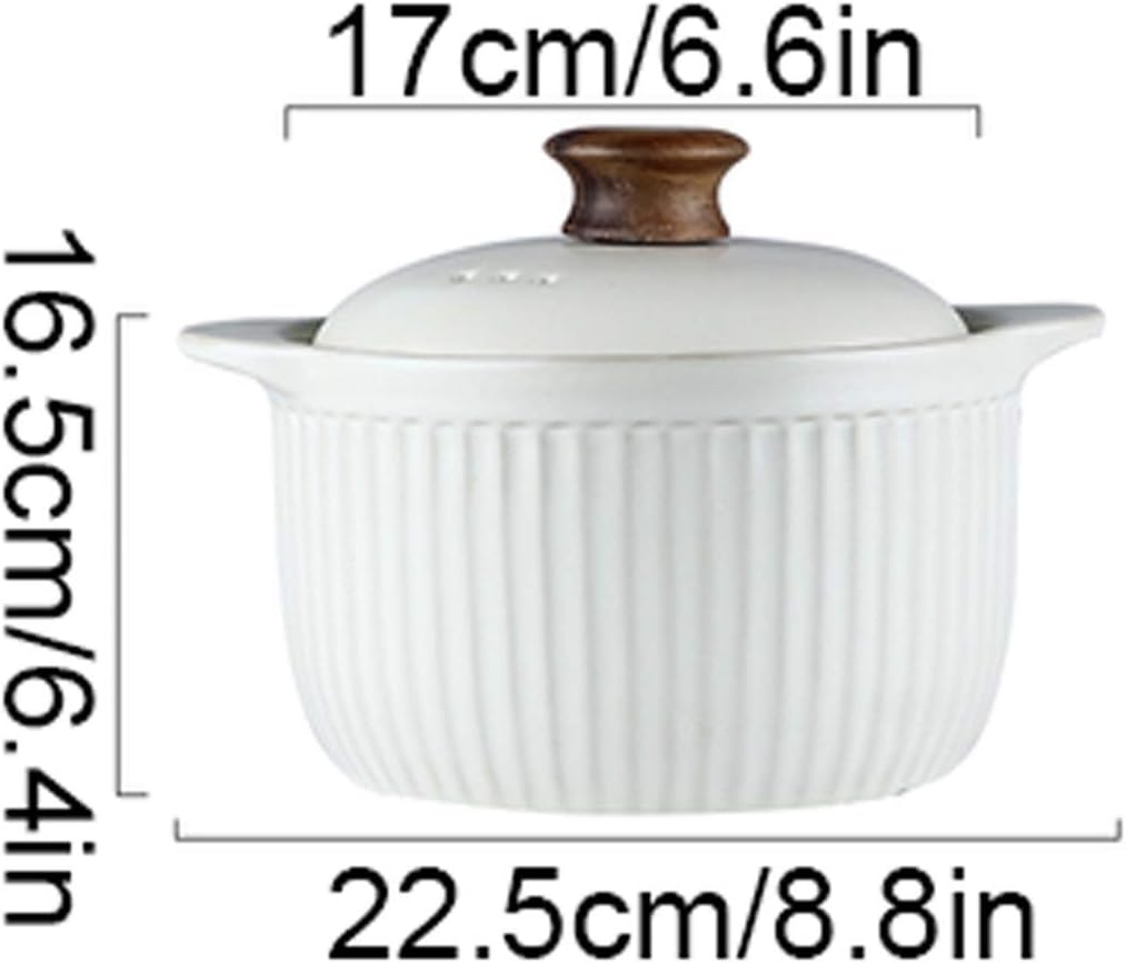 SISWIM 18L Gold Ceramic Stock Pot with Lid