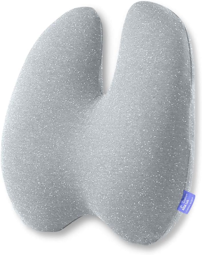 C Cushion Lab Extra Dense Lumbar Pillow with Strap - Grey