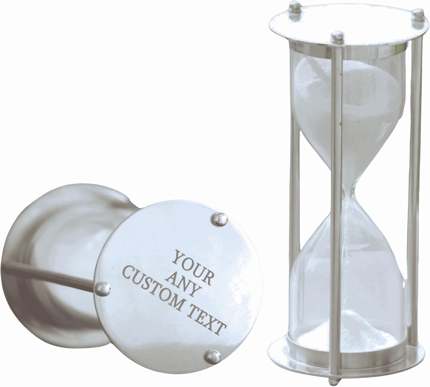 Personalized Engraved Hourglass Sand Timer Gift for Anniversaries Birthdays