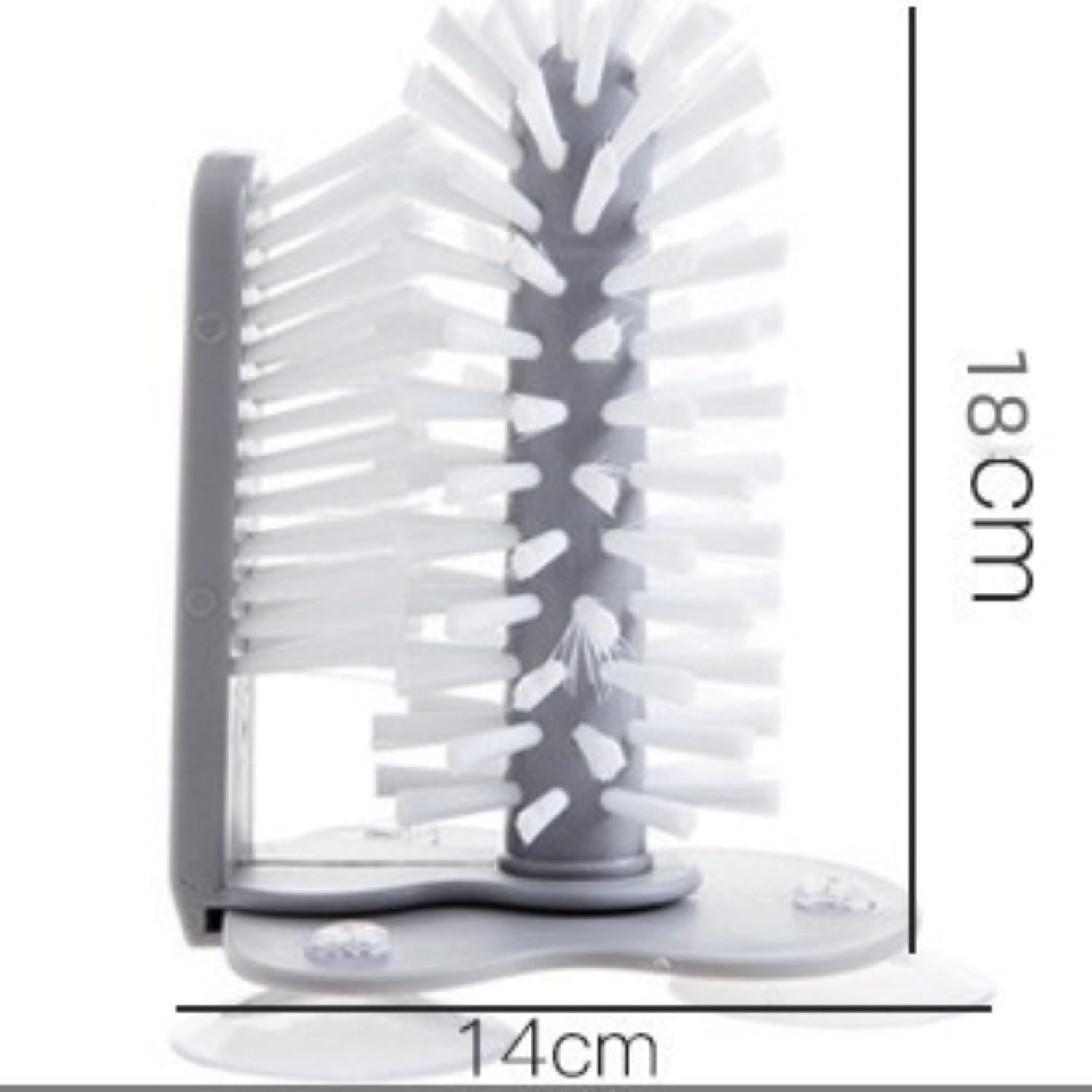 Cup Scrubber for Glass Bottles and Cups 2-in-1 Cleaning Tool