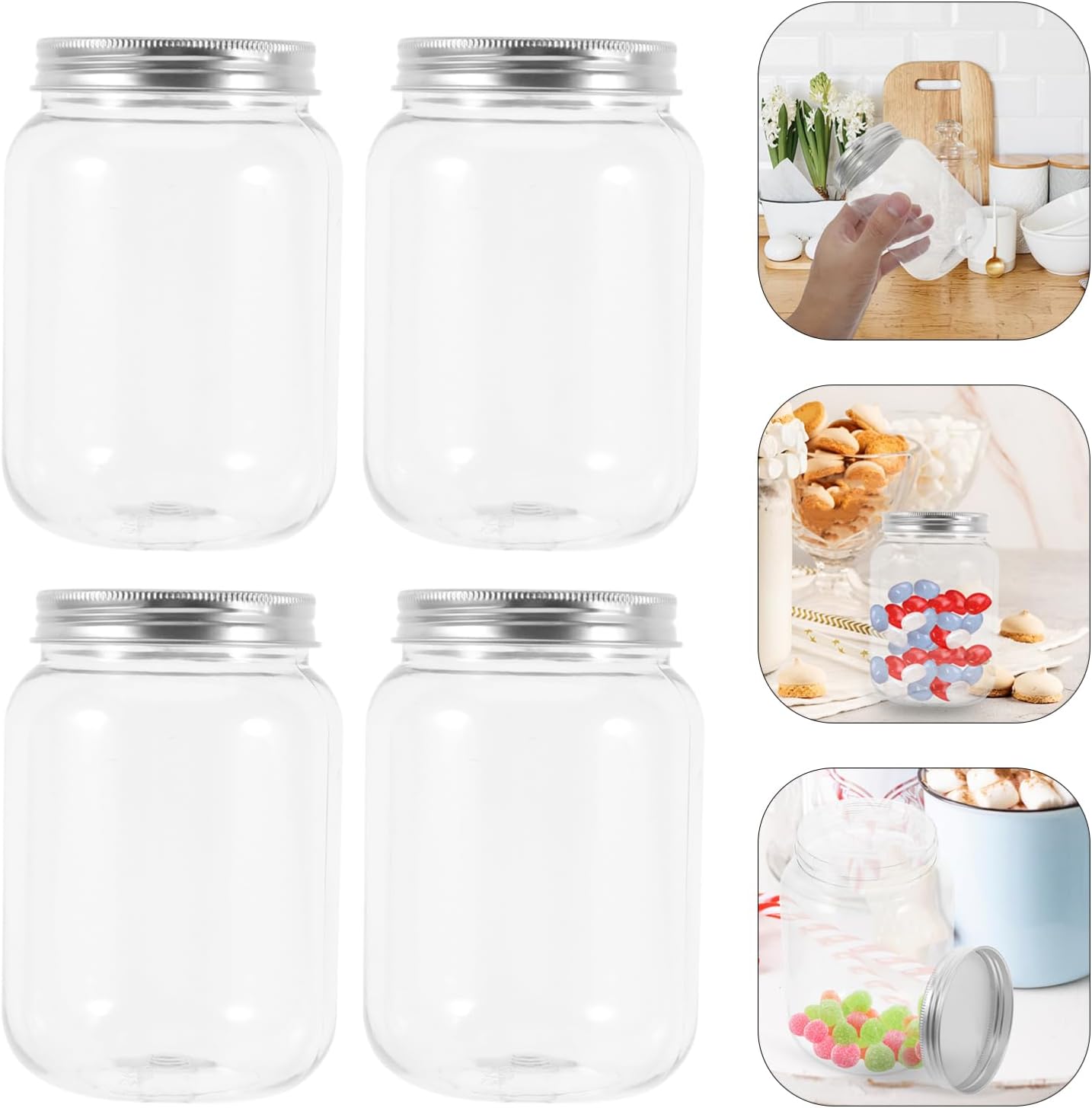 Dough Kit Starter Jar with Airtight Lid