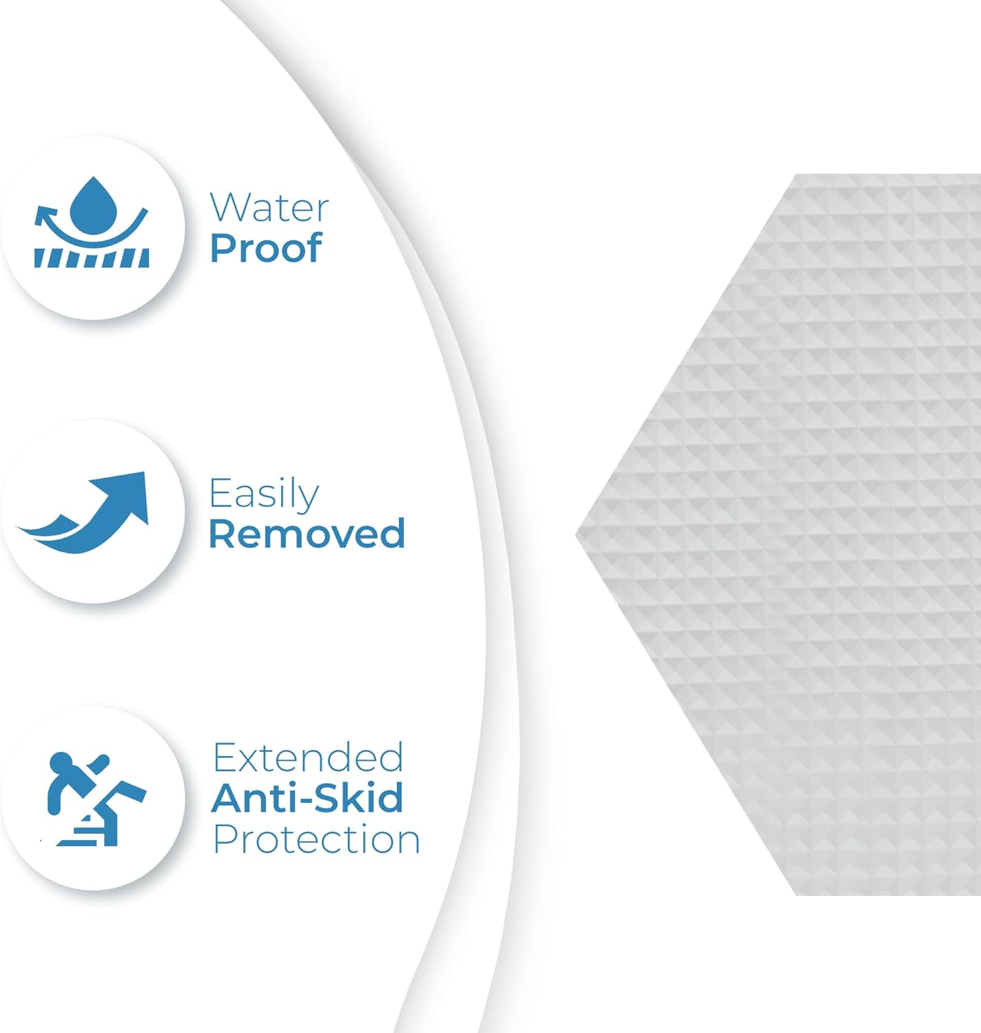 Anti Slip Shower Stickers 24 PCS Clear Non-Slip Bath Mats