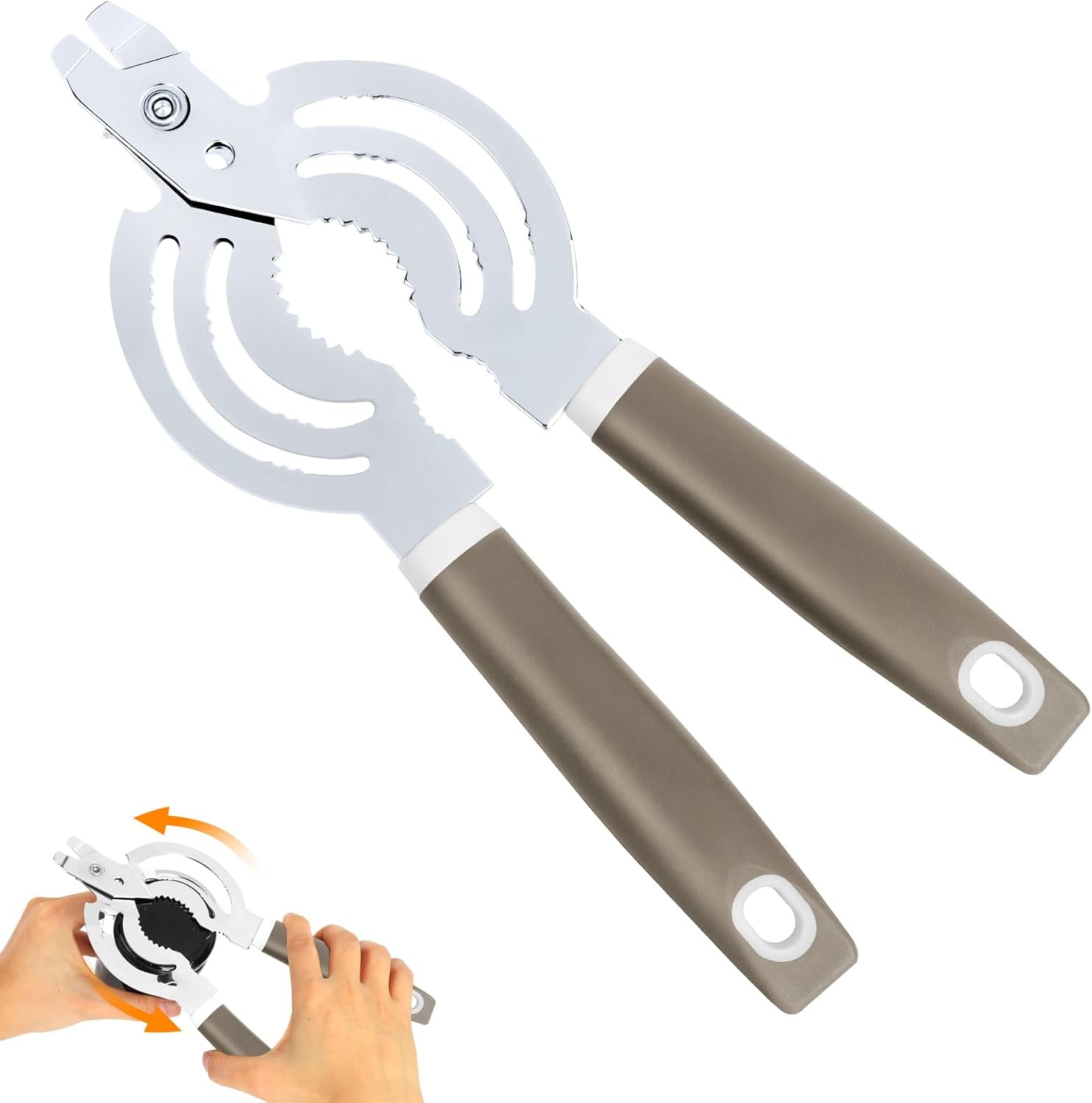Stainless Steel Jar Opener for Seniors with Arthritis