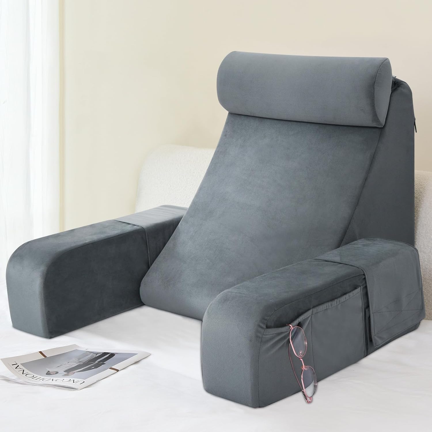 ENITYA Reading Pillow for Bed Sitting and Resting