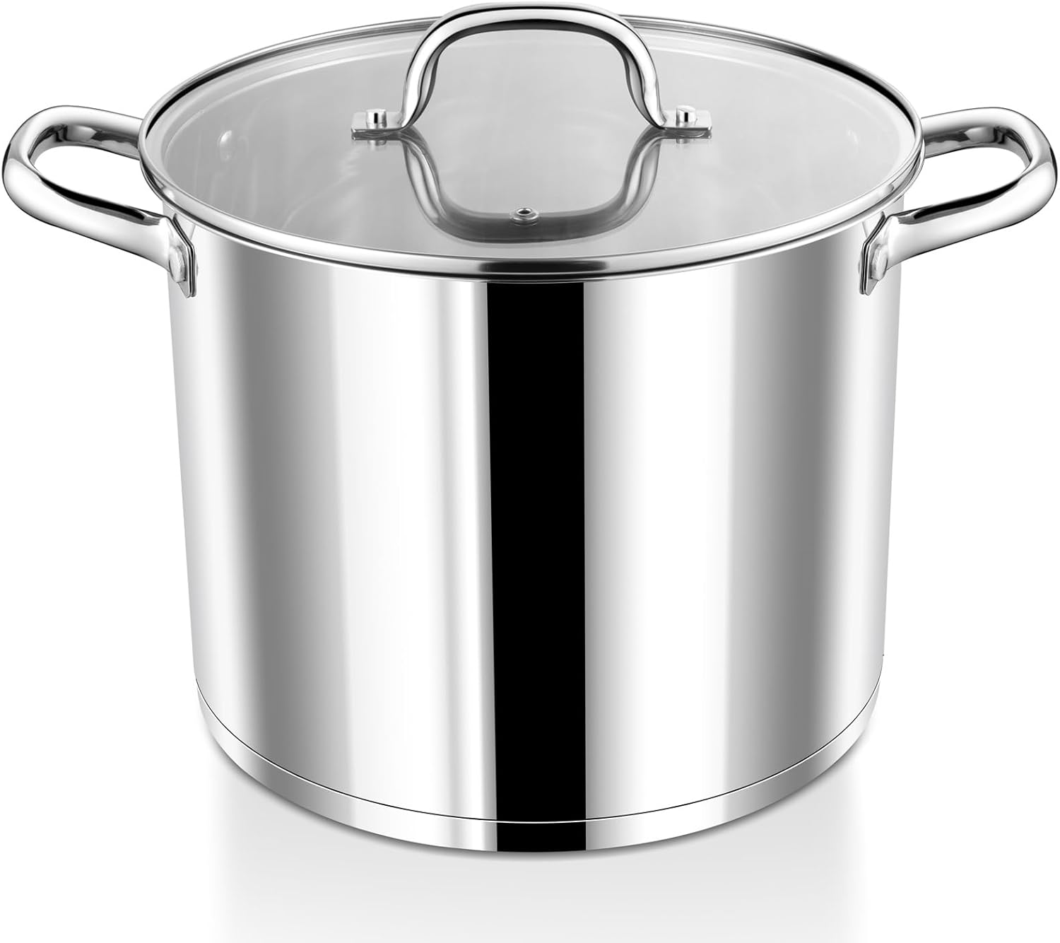 PP CHEF 10 Quart Extra Large Stockpot with Glass Lid