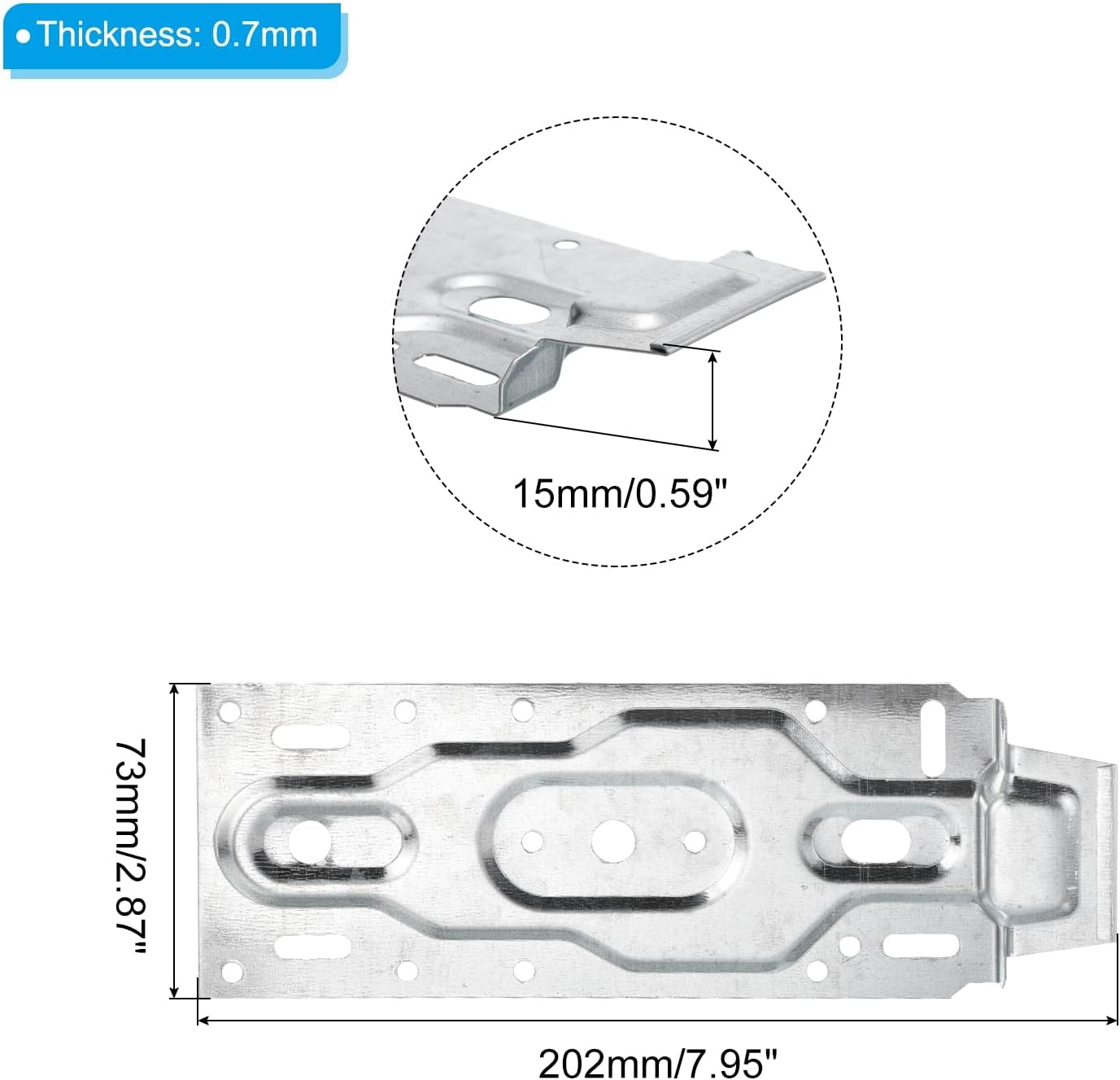 PATIKIL Wall Mount Bracket for AC 1 Pair Universal