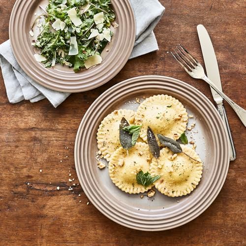 Le Creuset Stoneware Dinnerware Set 16 Piece Oyster