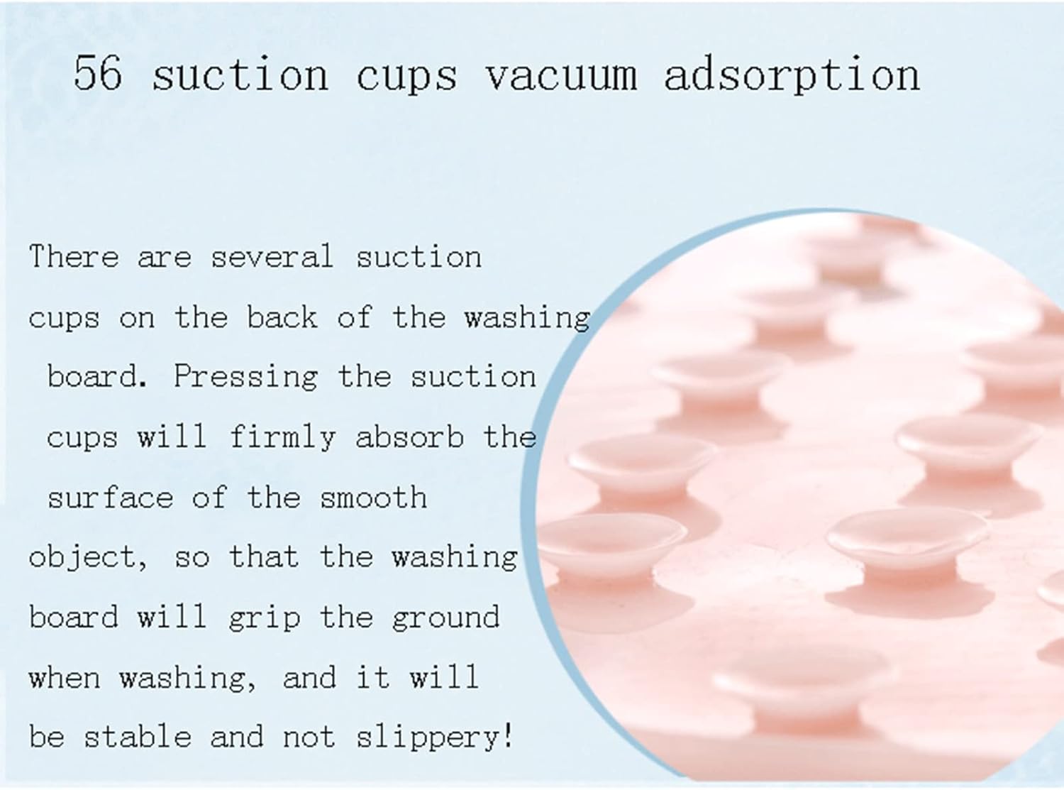 DCFV Foldable Washing Board with Suction Cups and Hanging Hole