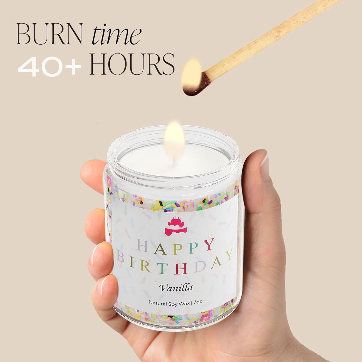 Lihome Happy Birthday Candle for All