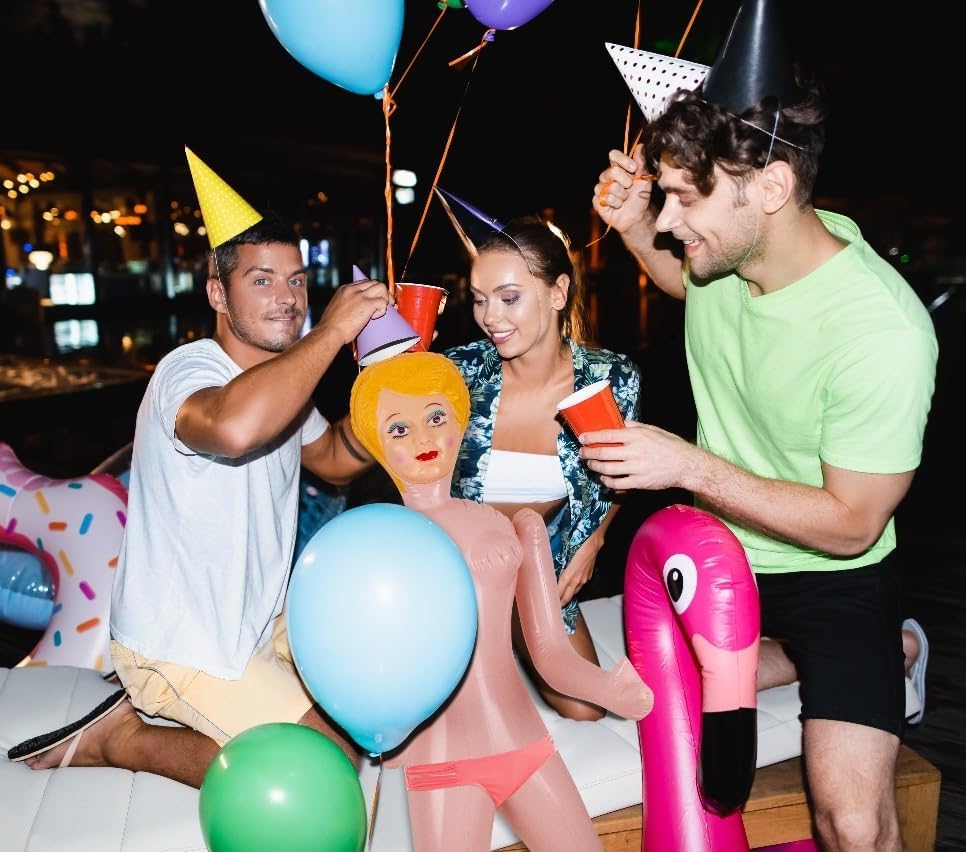 AIR GAG 59 Inch Inflatable Doll - Party Decor Prank Toy