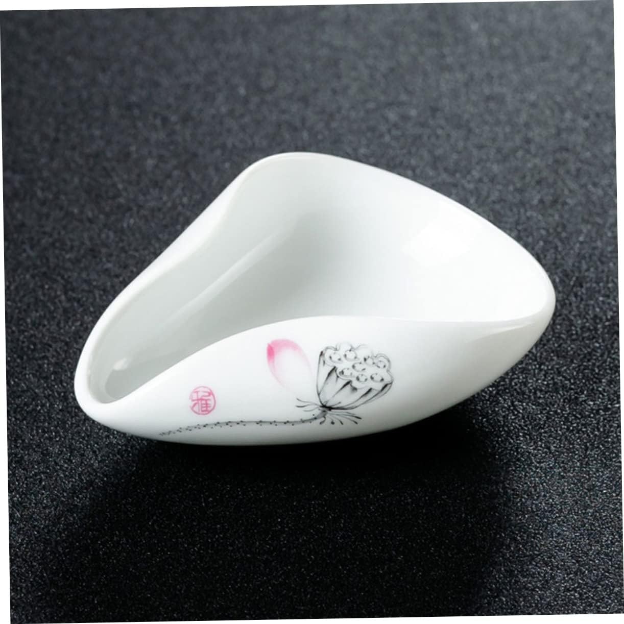 LIFKOME Tea Leaf Spoon Ceramic Scoop for Coffee Beans