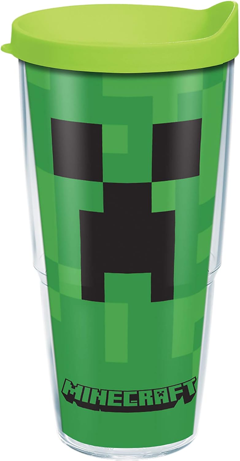 Tervis Double Walled Minecraft Tumbler Cup 24oz Creeper